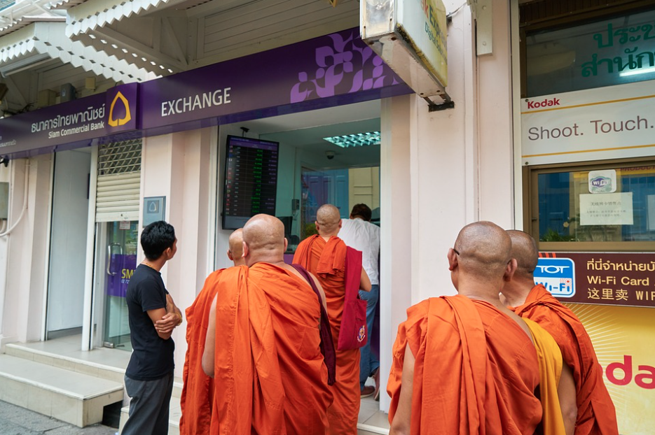 Thailand vekselkurser og ATM